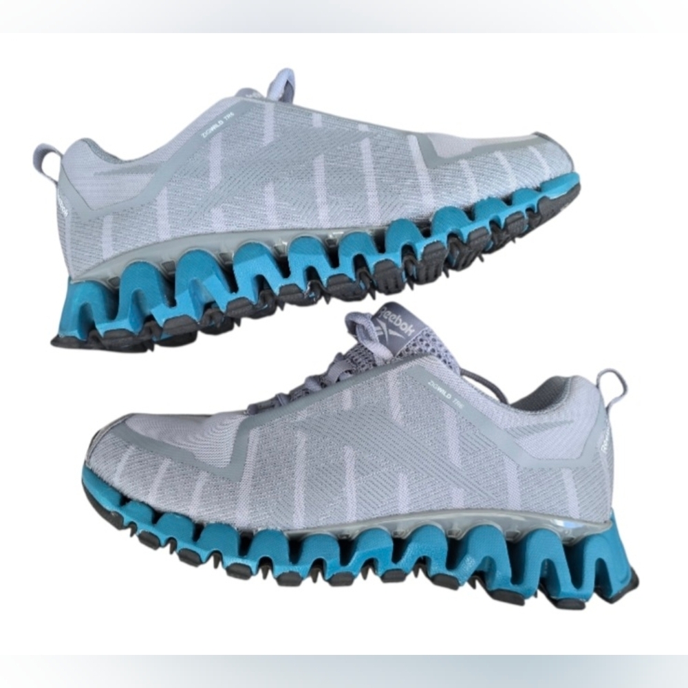 Reebok ZigWild TR 6 Women's Trail Running Shoes Size 7 EUC gray teal cool shadow - Picture 6 of 9